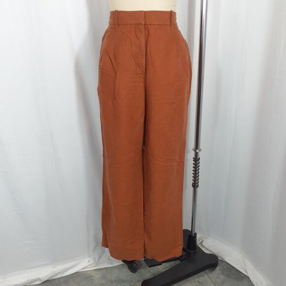 Aritzia 'The Effortless' Brown Pant Size 10 - Picture 2 of 5